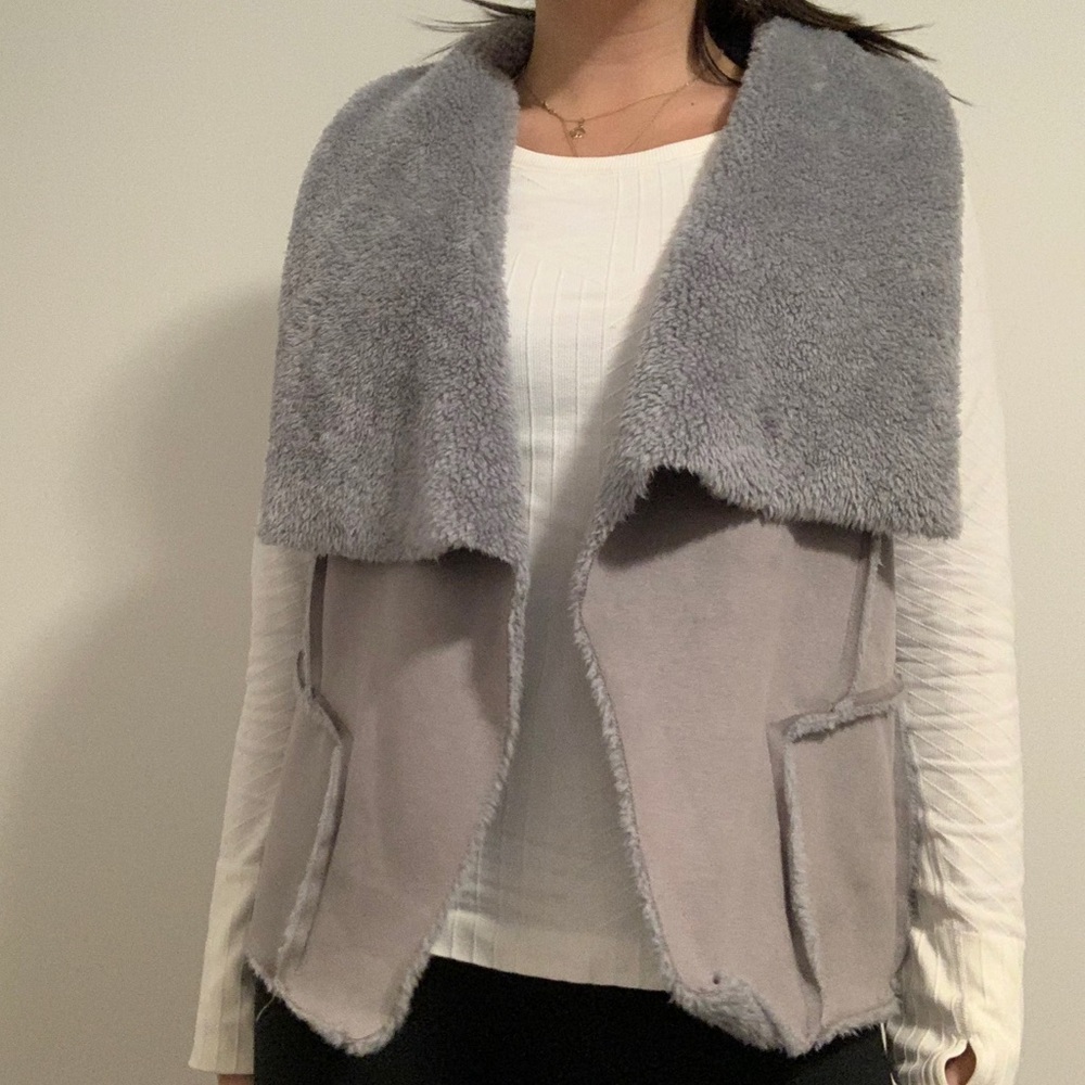 Purple Suede Vest